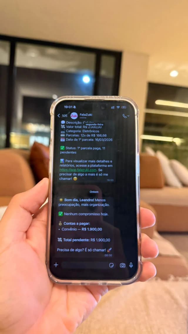 Nunca fui tão organizado